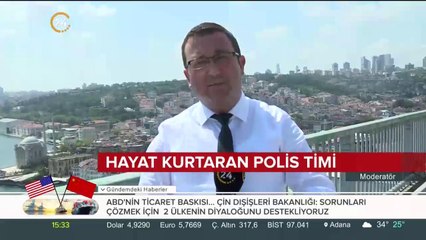 Hayat kurtaran polis timi