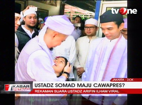 Meriding! Suara Arifin Ilham Bujuk Abdul Somad Jadi Cawapres