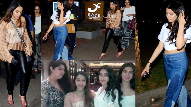 Jhanvi Kapoor celebrates best friend's B'Day with Boney Kapoor, Khushi & Anshula | FilmiBeat