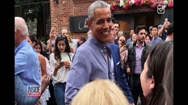 Obama and Biden Enjoy Sandwiches and Selfies During Lunch Date at D.C. Bakery