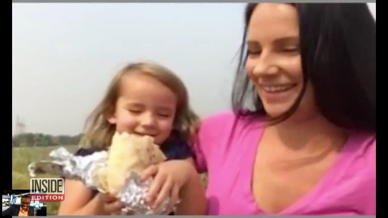 Little Girl Distributes Burritos to Firefighters Battling California Wildfires