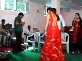sexy Red Saree aunty spicy hot dance video