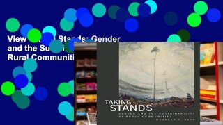 View Taking Stands: Gender and the Sustainability of Rural Communities Ebook