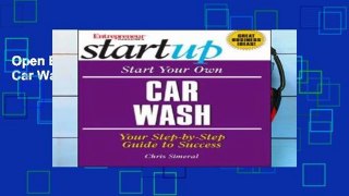 Open Ebook Start Your Own Car Wash online