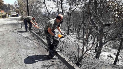 Grèce : après les incendies, la peur des inondations