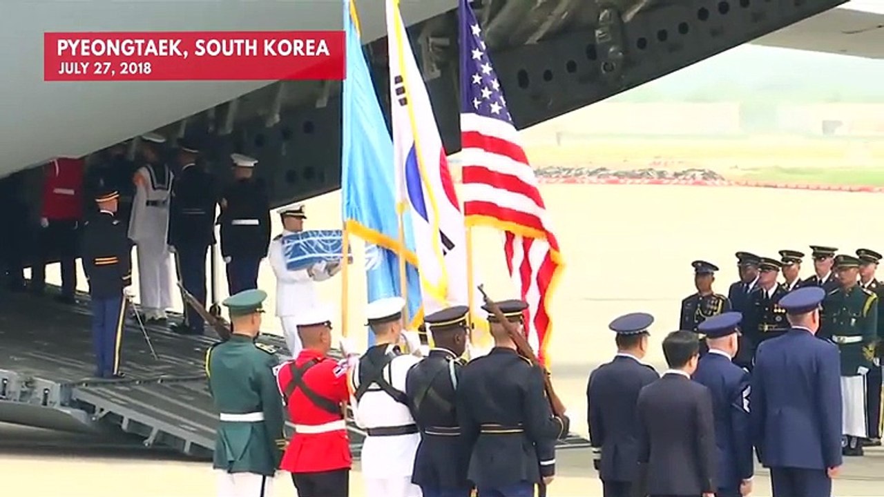 North Korea Returns Remains Of U.S. Soldiers Killed During Korean War