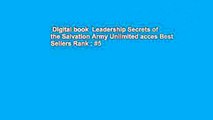 Digital book  Leadership Secrets of the Salvation Army Unlimited acces Best Sellers Rank : #5