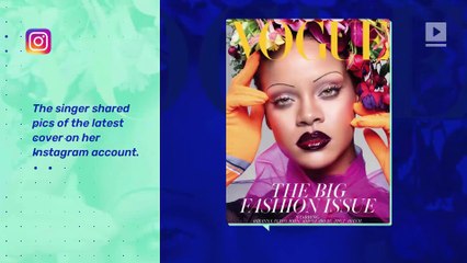 Rihanna Becomes First Black Woman to Front the Cover of British 'Vogue'