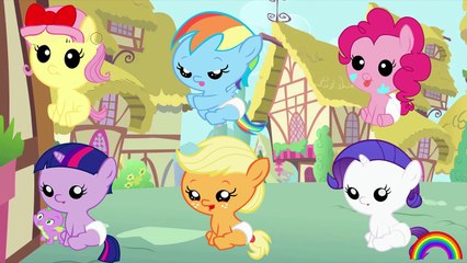 MY LITTLE PONY Baby Transforms into DISNEY PRINCESS MLP Coloring Video for Kids