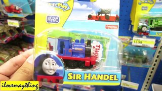 Sir Handel and Luke from Blue Mountain Mistery Thomas Take N Play Diecast Trains
