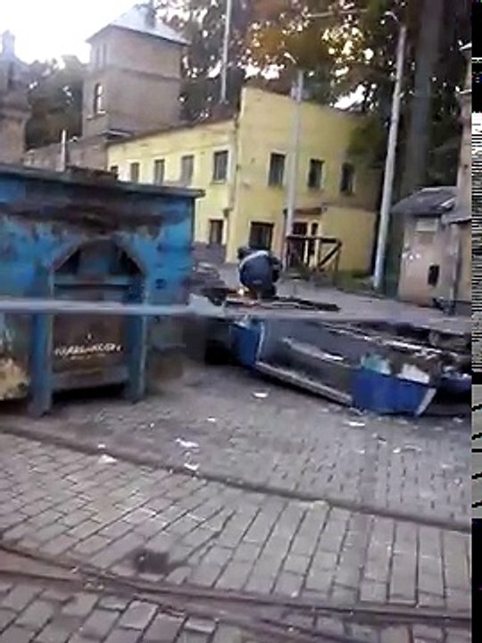 Scrapping of old trams street cars