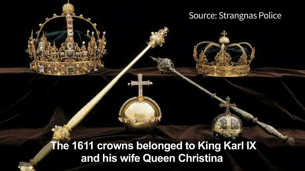 Thieves snatch Swedish crown jewels in daylight heist