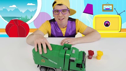 Garbage Truck Toy Video | Educational video for kids, babies and toddlers | Bright Little