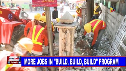 More jobs in “Build, Build, Build” Program