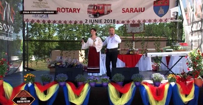 Elena Platica si Costel Atanasof - Ziua comunei Saraiu, judetul Constanta - 2018 (Cantec pentru fiecare - Antena 1 Constanta - 17.06.2018)