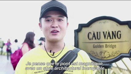 Au Vietnam, le populaire pont soutenu par des mains géantes