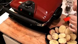 Easy George Foreman Grill Recipes : Cooking Potatoes On The George Foreman Grill