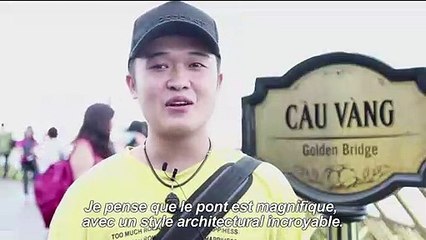 Au Vietnam, le populaire pont soutenu par des mains géantes