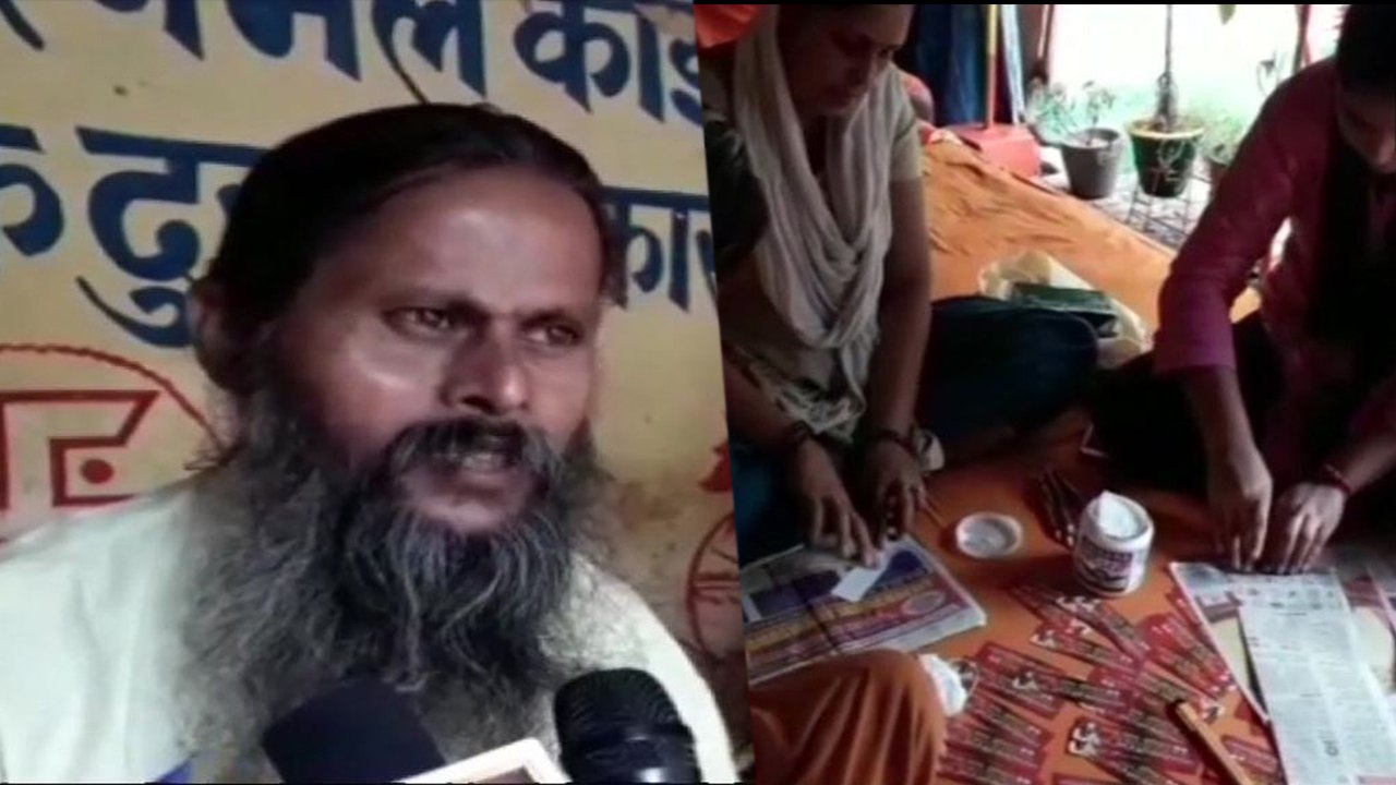 பேப்பரில் பேனா செய்யும் விசித்திர சாமியார்