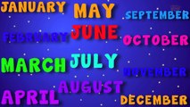 Months of the Year | Kindergarten Nursery Rhymes For Children | Videos For Toddlers by Kids Tv