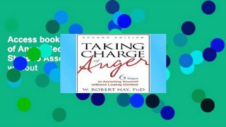 Access books Taking Charge of Anger, Second Edition: Six Steps to Asserting Yourself without