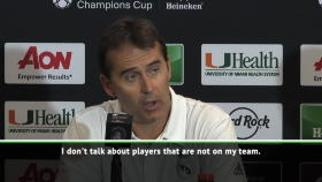 We are extremely happy with our goalkeepers - Lopetegui on Courtois speculation