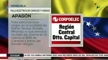 Maduro denuncia sabotaje al sistema eléctrico de Venezuela