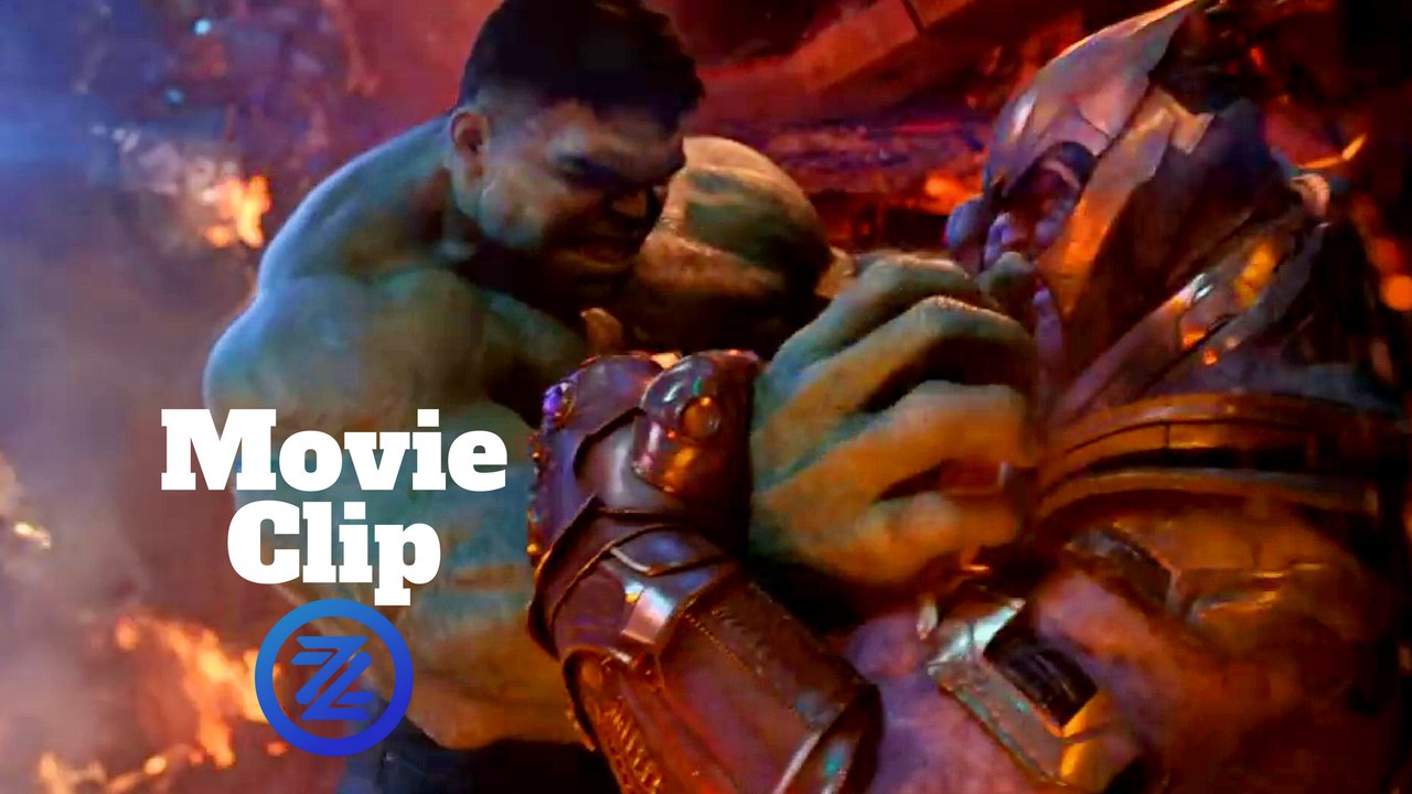 Avengers Infinity War Movie Clip Hulk Vs Thanos Fight Scene 2018 Action Movie Hd