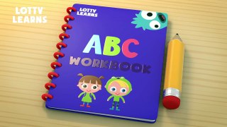 ALPHABET WRITING FOR KIDS | Capital Letter B | LOTTY LEARNS