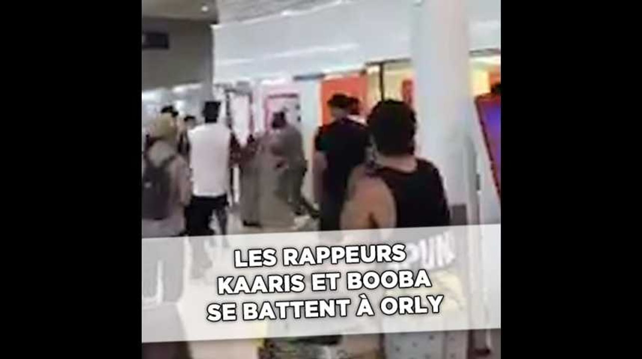 Les rappeurs Booba et Kaaris se battent à l'aéroport d'Orly
