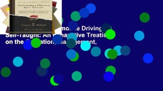 Favorit Book  Automobile Driving Self-Taught: An Exhaustive Treatise on the Operation, Management,