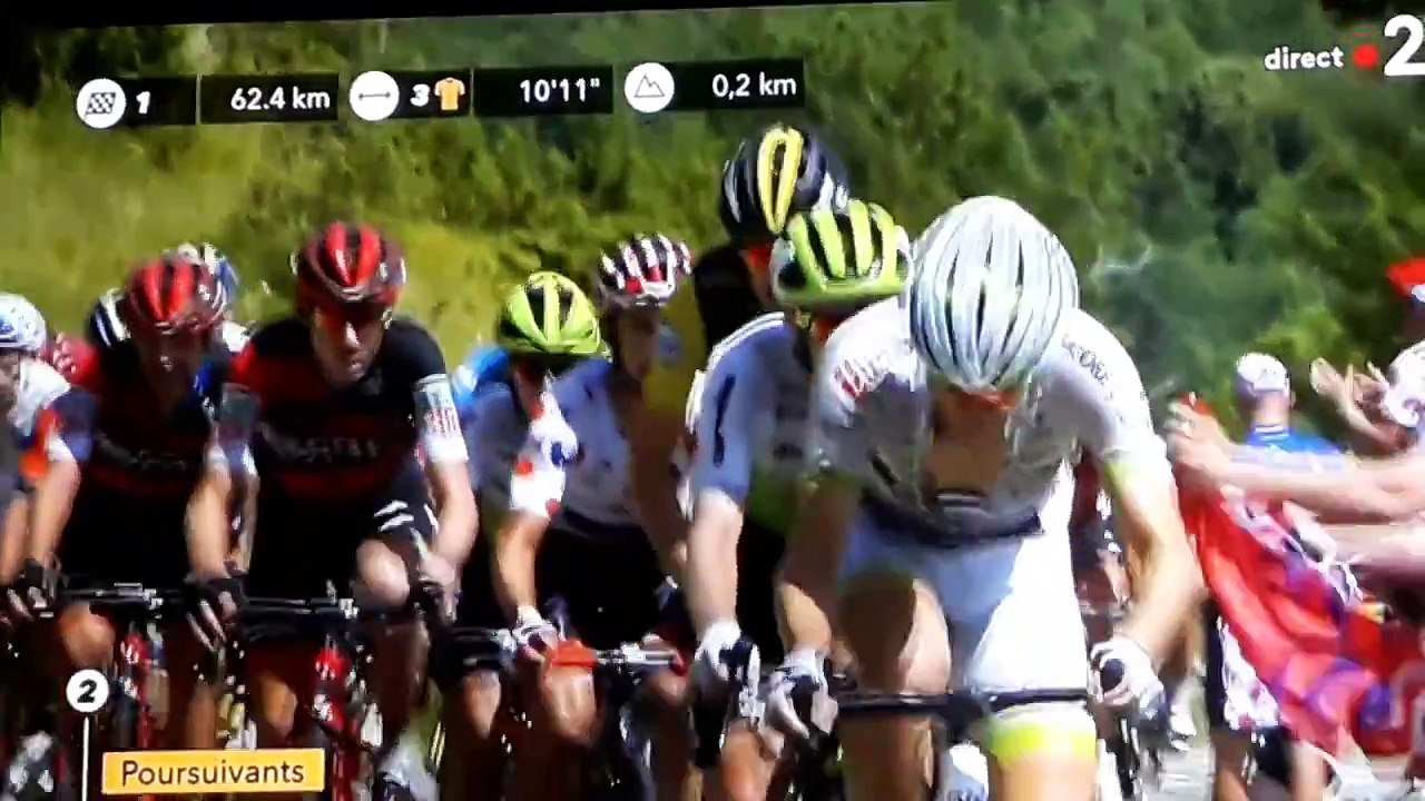 TERRIBLE CHUTE #TOUR DE FRANCE 2018