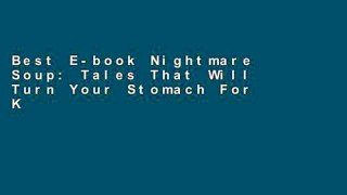 Best E-book Nightmare Soup: Tales That Will Turn Your Stomach For Kindle