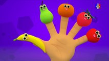 Fruits doigt famille | Comptines pour enfants | bébé rimes | School Rhymes | Fruits Finger Family