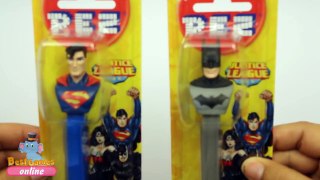 PEZ Candy Dispenser Batman and Superman!!!