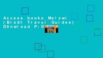 Access books Malawi (Bradt Travel Guides) D0nwload P-DF