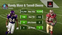 Better wide receiver: Randy Moss or Terrell Owens?