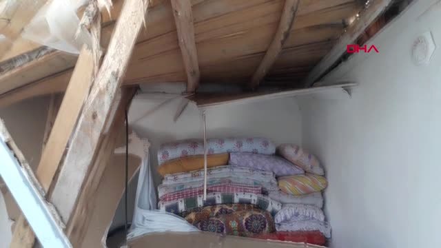 Ankara Bala'da Hortum Çatıları Uçurdu, Ağaçları Kökünden Söktü