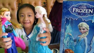 Sleeping Time ❤ Frozen dolls elsa and anna ❤ Twingkle Twingkle Little Star Kids Toy