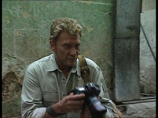 Johnny Hallyday - tournage du clip "Pardon" à Cuba - 2000