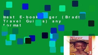 Best E-book Niger (Bradt Travel Guides) any format