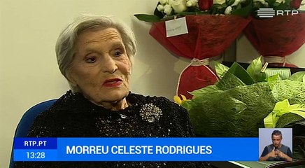 Fadista Celeste Rodrigues morreu aos 95 anos