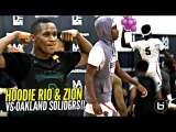 Hoodie Rio CRAZY JELLY!! Zion Harmon & Rio TEAM UP vs Scottie Pippen & Kenyon Martin Jr!!