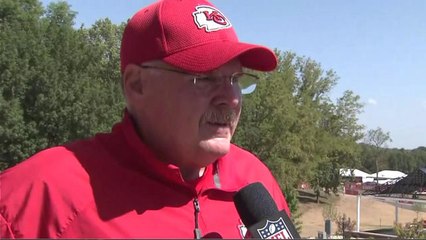 Reid on Mahomes: There'll be hiccups, but 'he'll have to keep firing'