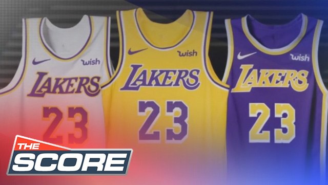 The Score: Los Angeles Lakers will use their new uniforms for the new NBA Season