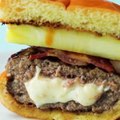Cheese-Stuffed Teriyaki Burger