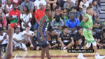LeBron James & D-Wade Watch Bronny GET SHIFTY & CRAZY Dunking 7th Grader!! SHAREEF WAS THERE TOO!