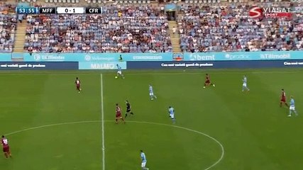 Traustason Goal HD - Malmo FF (Swe) 1-1 CFR Cluj (Rou) 01.08.2018