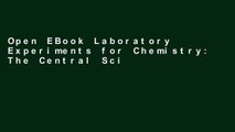 Open EBook Laboratory Experiments for Chemistry: The Central Science online