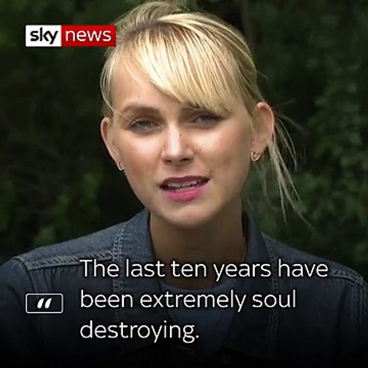 Sophie Ward: "And it makes it very difficult to live." - Sky News 01-08-2018